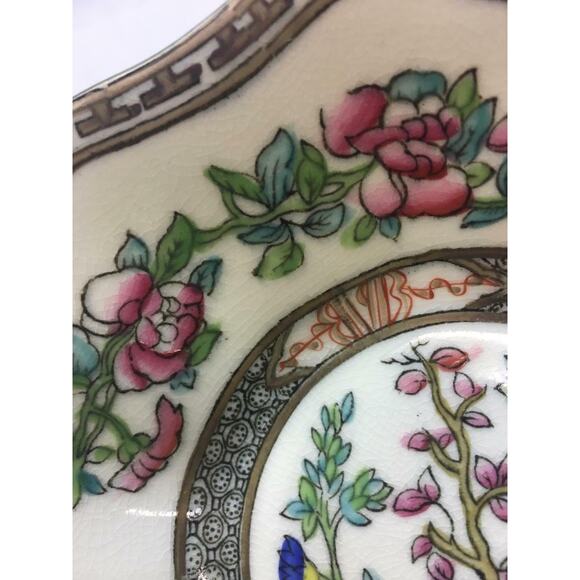 VINTAGE Coalport CHINA Indian SUMMER Pattern 3 Bowl SET Ice CREAM Soup CEREAL - Picture 8 of 12